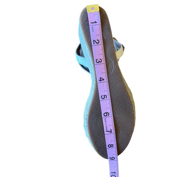 Lucky Brand Women's Espadrille Wedge Double Braided Strap Buckle Cream Size 6 - Picture 11 of 12